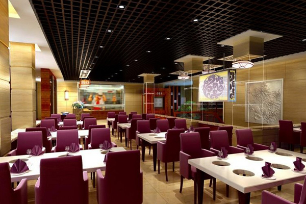 火锅店装修效果图 火锅店装修效果图