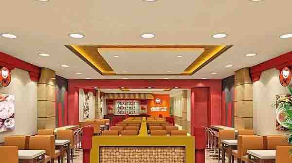 快餐店装修效果图
