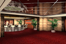 鄂尔多斯艾力酒店餐厅设计      200㎡